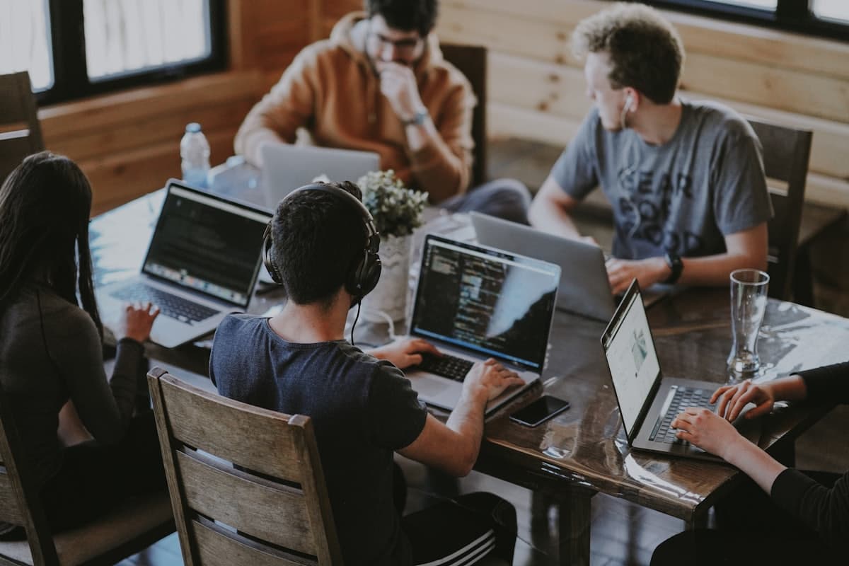 The Spider IT Solutions team working together